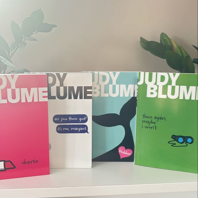 4 Judy Blume books