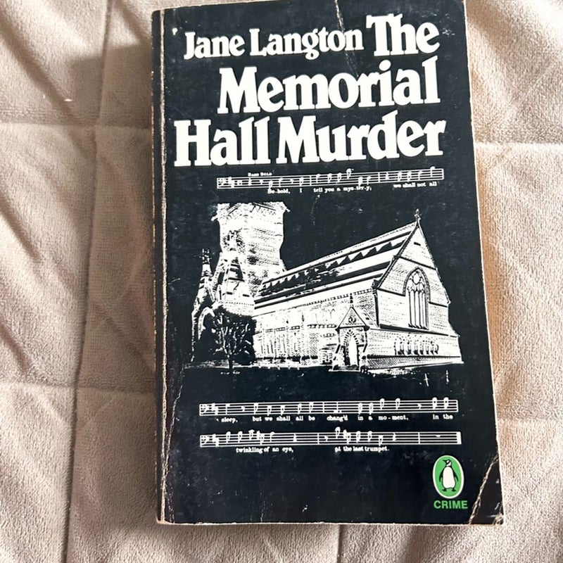 The Memorial Hall Murder