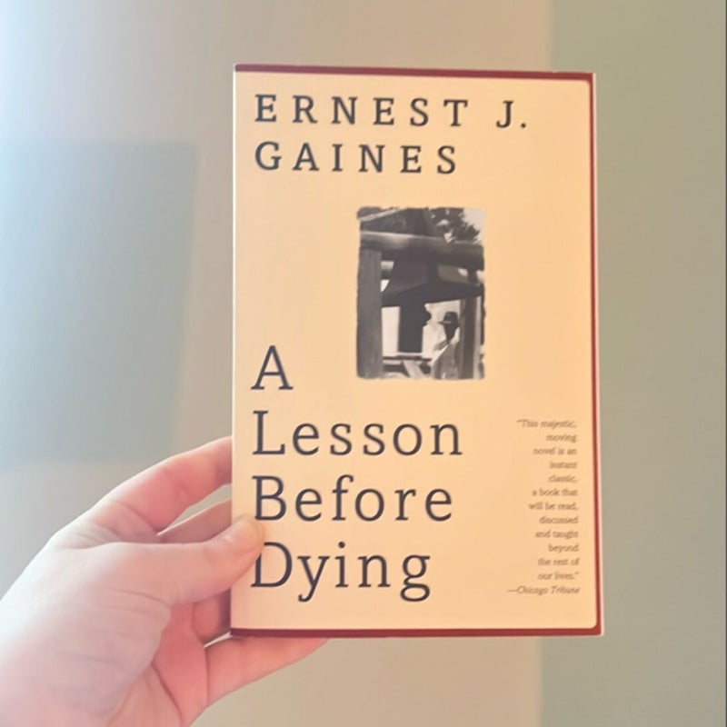 A Lesson Before Dying