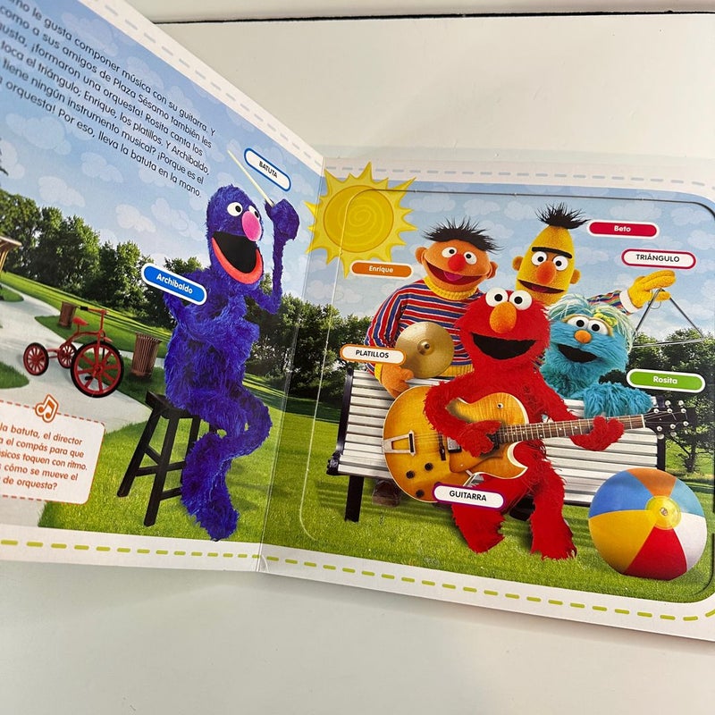 Spanish Plaza Sesamo Los oficios de Elmo Sera Musico NO PUZZLES