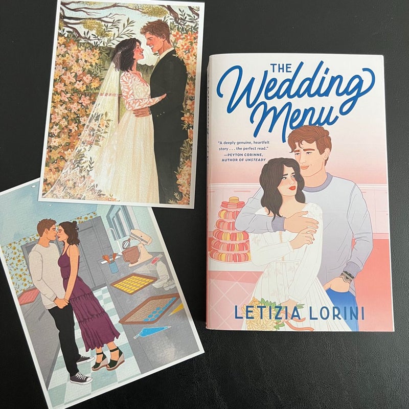 The Wedding Menu + artwork