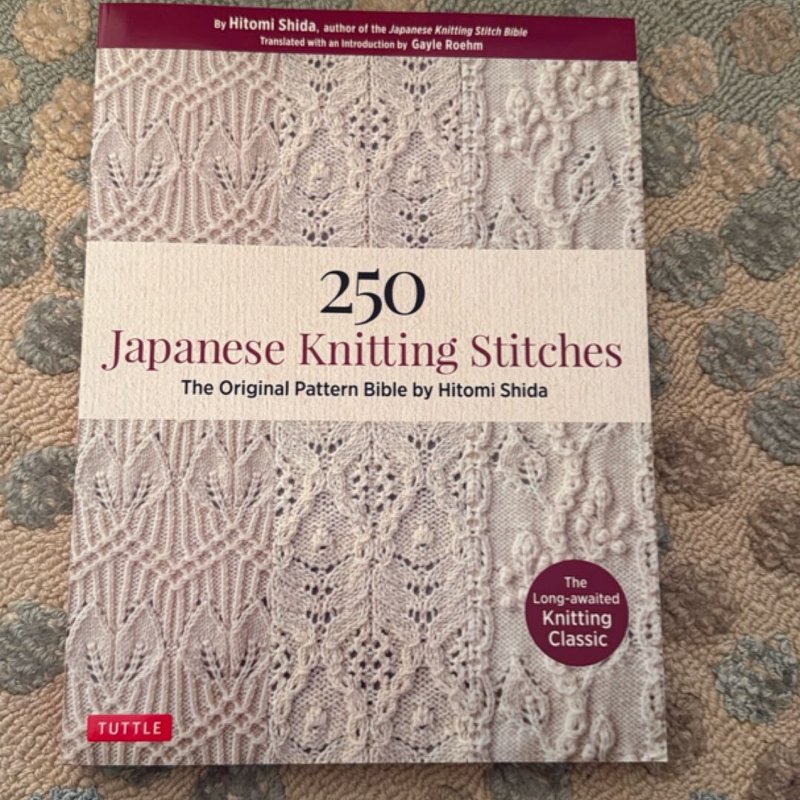 250 Japanese Knitting Stitches