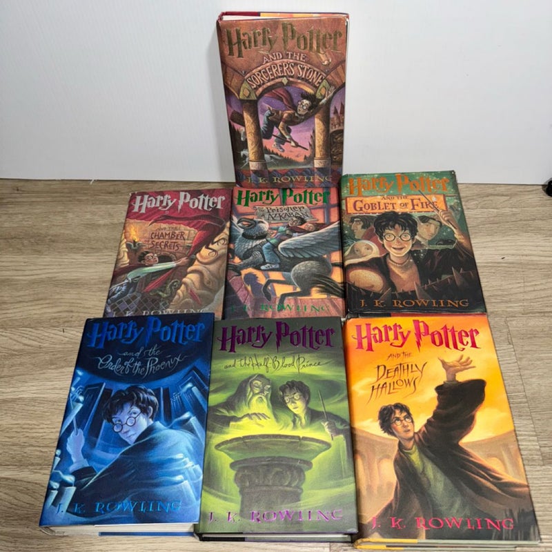 Harry Potter First Edition set Books 1-7