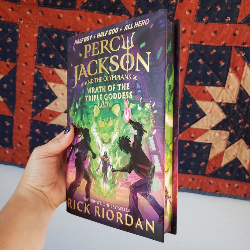 Percy Jackson. Wrath of the Triple Goddess. Sprayed