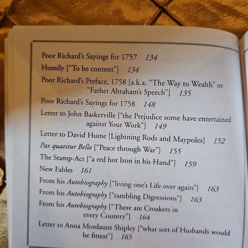 Poor Richard's Almanack and Other Writings