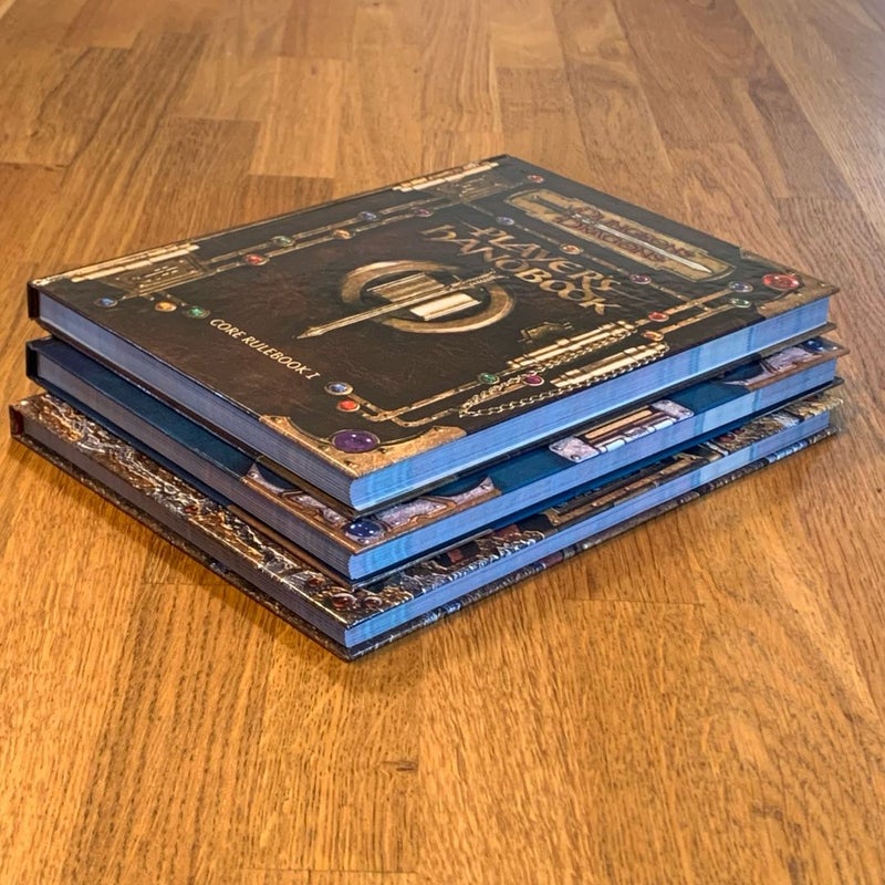 Dungeons & Dragons 3.0 Core Rulebooks Complete Set