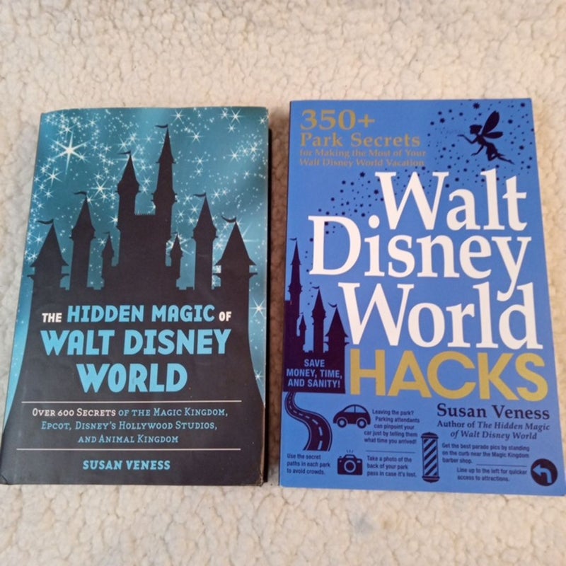 Walt Disney World Hacks & The Hidden Magic of Walt Disney World 2 Book Bundle