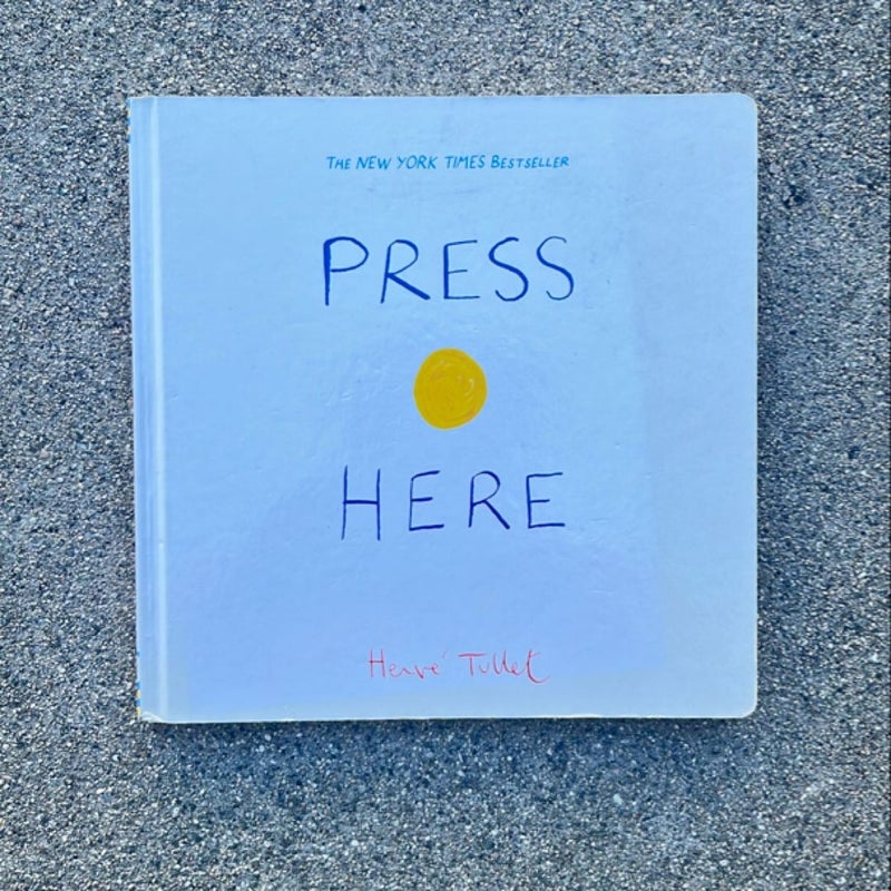 Press Here (Interactive Book for Toddlers and Kids, Interactive Baby Book)