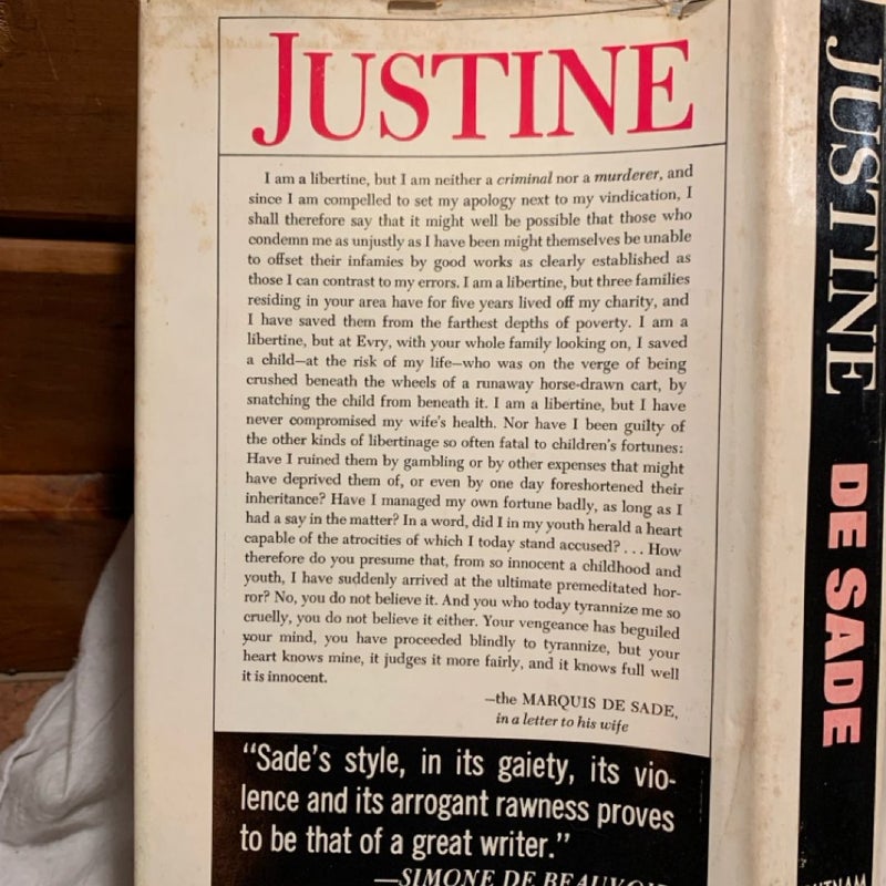 Justine or The Misfortunes of Virtue