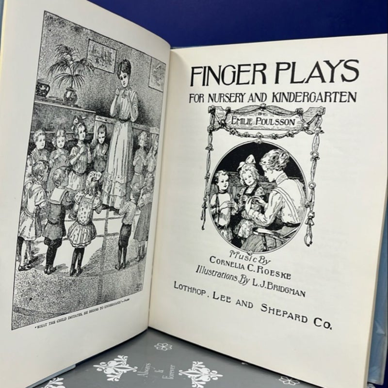 Finger Plays For Nursery and Kindergarten 