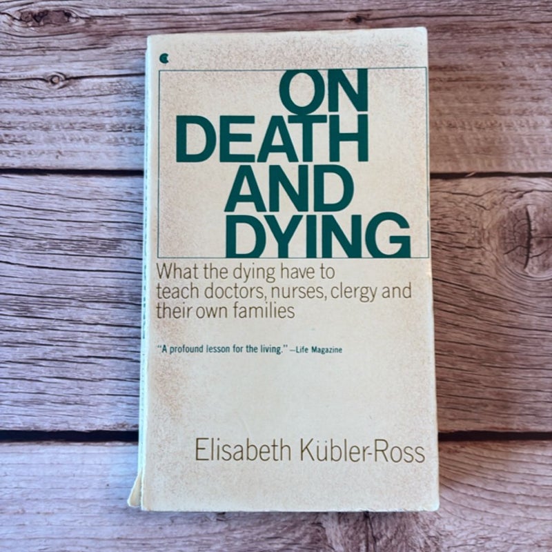 On death and dying