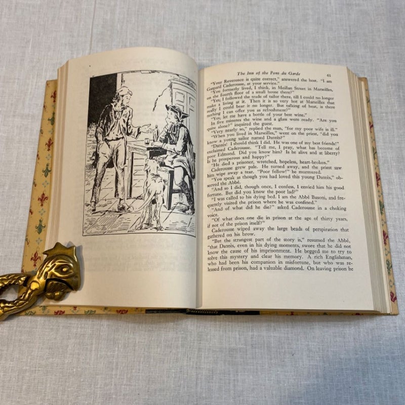 The Count of Monte Cristo & The House of Seven Gables Library Edition 1945 HC