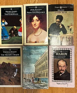 Selected Poetry plus 5 more penguin paperback books 