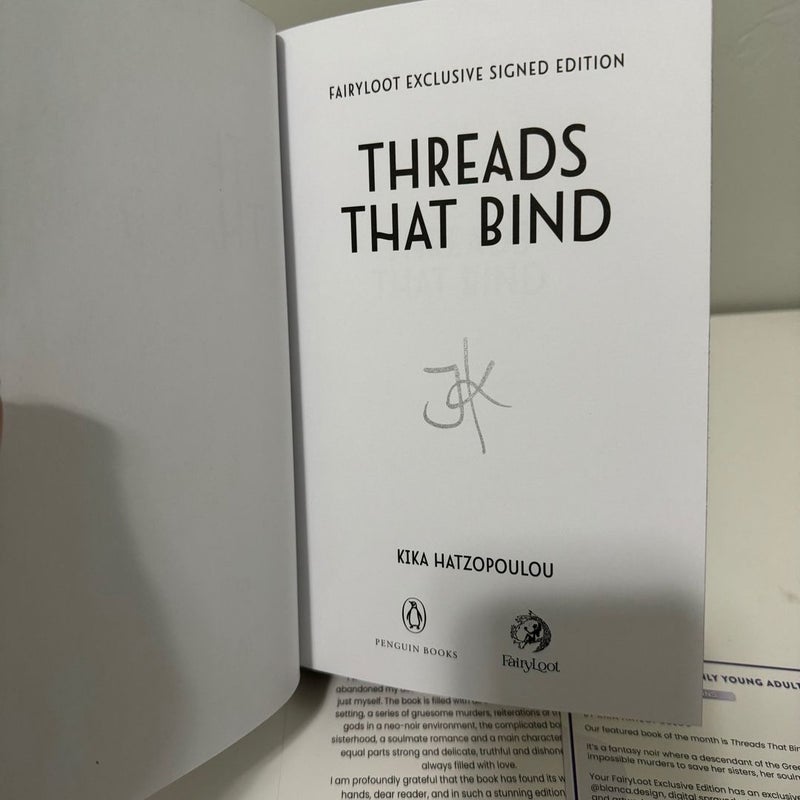 Threads That Bind- Fairyloot Exclusive