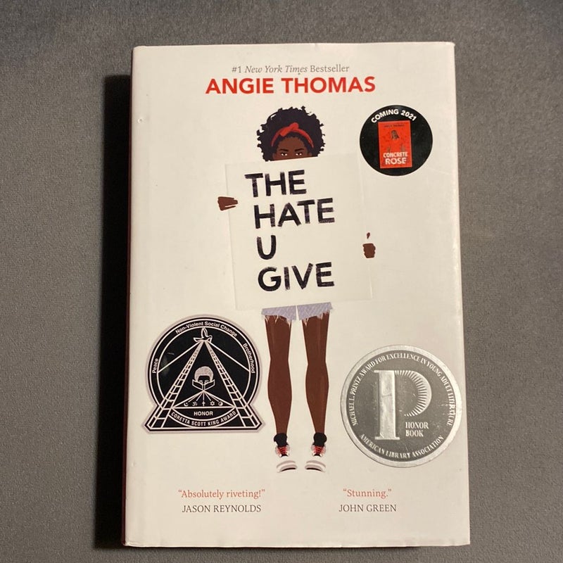 The Hate U Give by Angie Thomas, Hardcover | Pangobooks