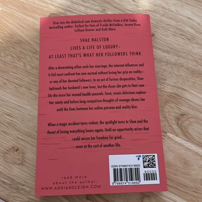 The Influencer: a Completely Diabolical Psychological Suspense