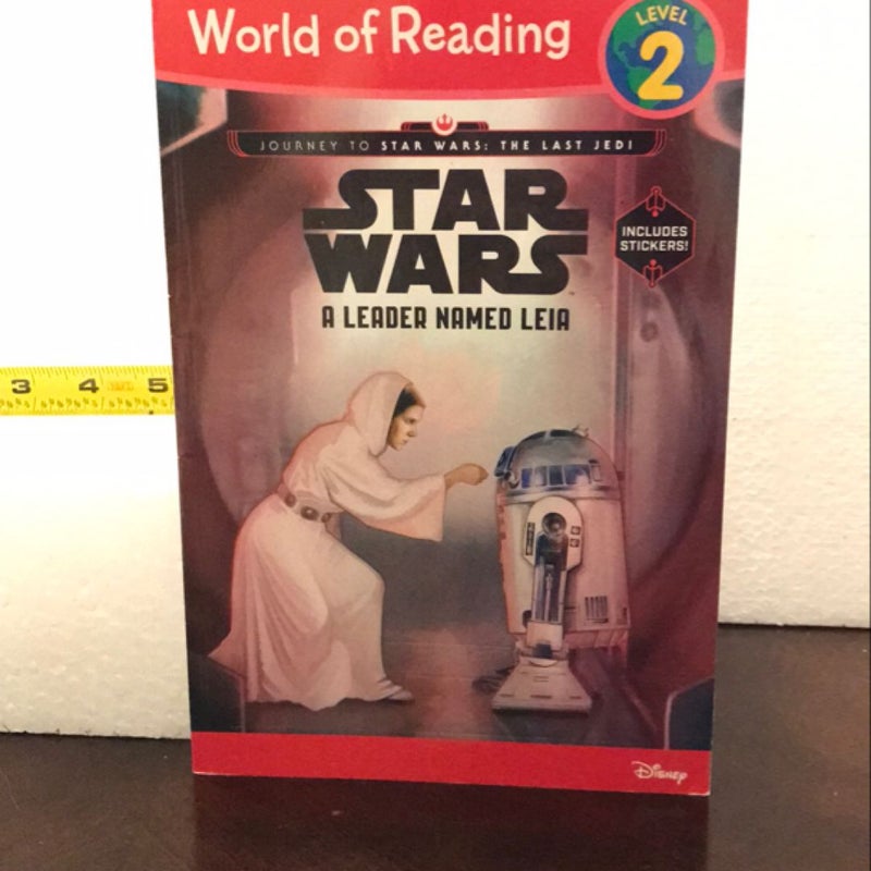 World of Reading Journey to Star Wars: the Last Jedi: a Leader Named Leia (Level 2 Reader)