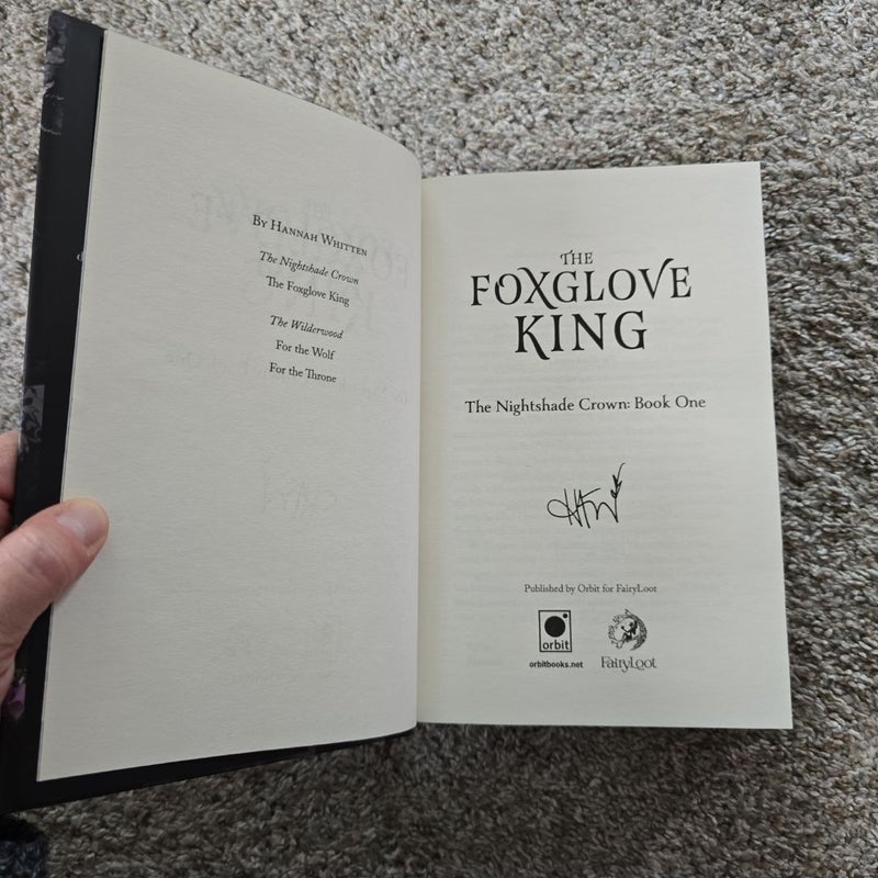 The Foxglove King (Fairyloot Signed)