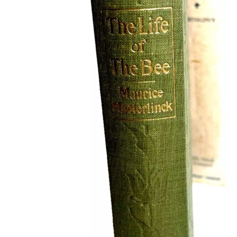 The Life of the Bee by Maurice Maeterlinck 1920 HC - Very Good w/ Original DJ