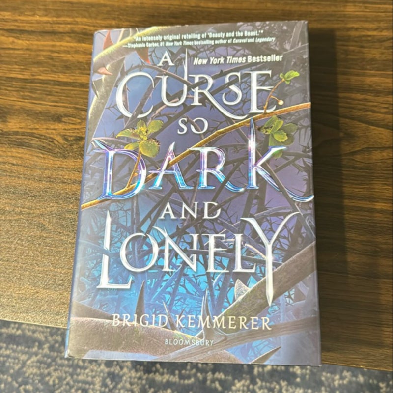 A Curse So Dark and Lonely - signed