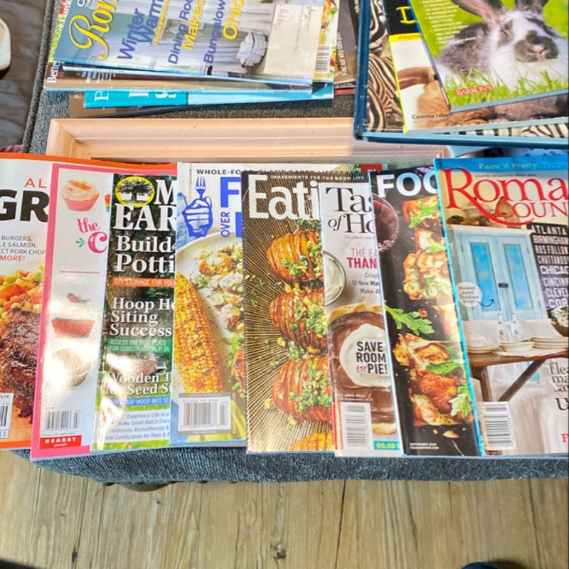 8 Food Magazines Bundle Back issues. 2013-2023