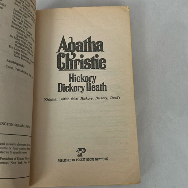 Hickory Dickory Death