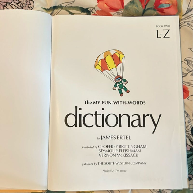 My Fun With Words Dictionary