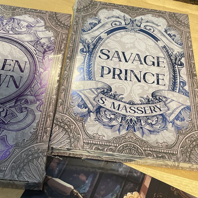 Savage Prince and Stolen Crown w/ Art Print (Dark & Quirky)