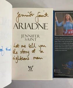 ARIADNE SIGNED X2 & LINED Waterstones Edition 1st/1st RARE OOP