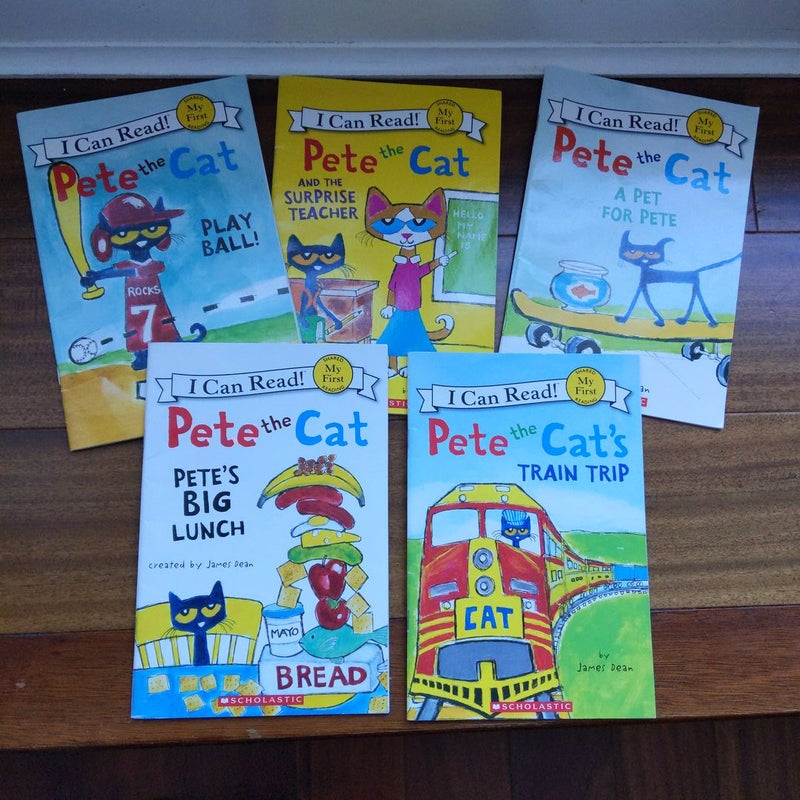 Pete the Cat lot of 5 books