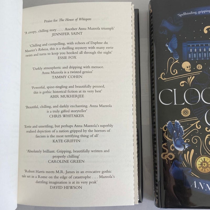 Waterstones The Clockwork Girl (SIGNED Excl SOLD OUT) & The House of Whispers