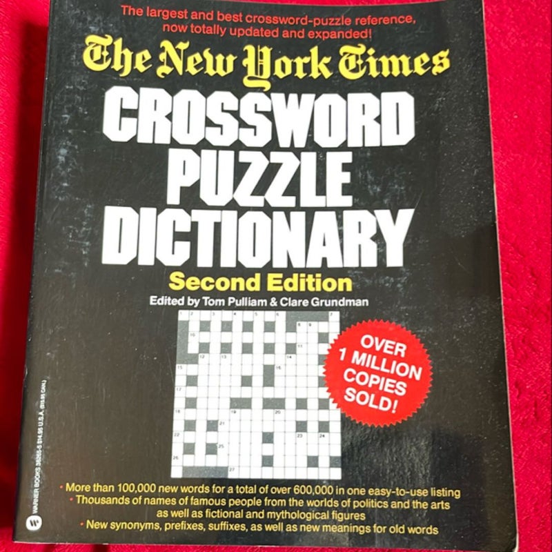 The New York Times Crossword Puzzle Dictionary