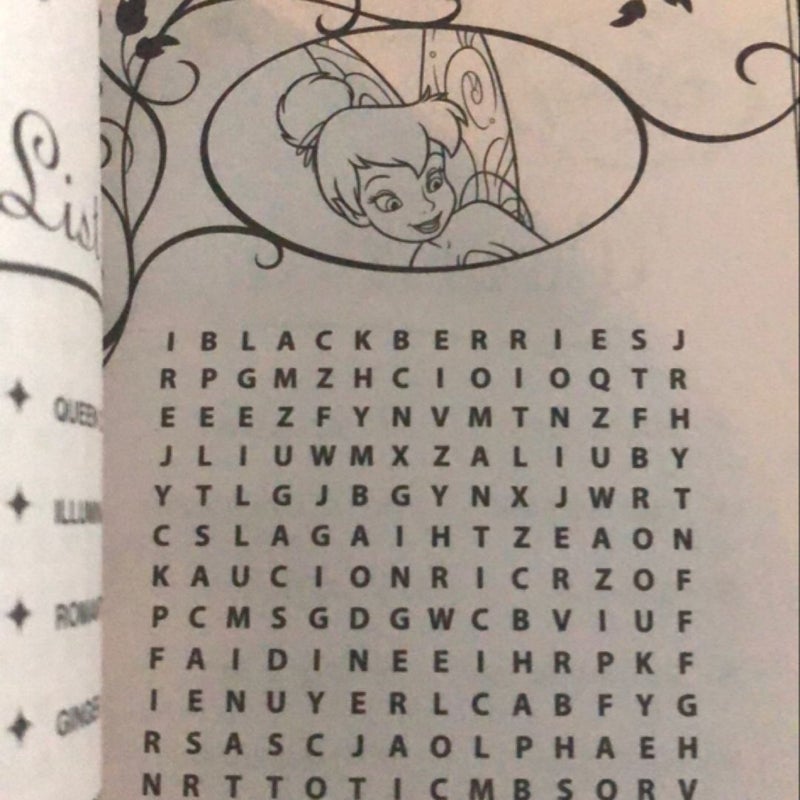 Disney Fairies - Word Search Puzzles