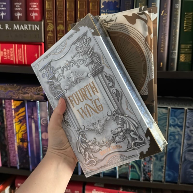 Fourth Wing Bookish Box SEALED OOP includes Page Overlays