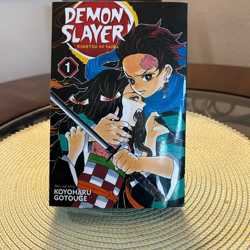 Demon Slayer: Kimetsu No Yaiba, Vol 1, 2 & 3