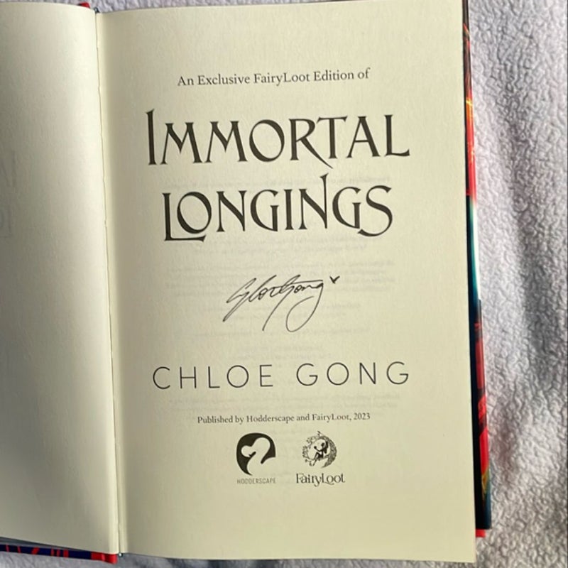 Immortal Longings (Fairyloot edition)