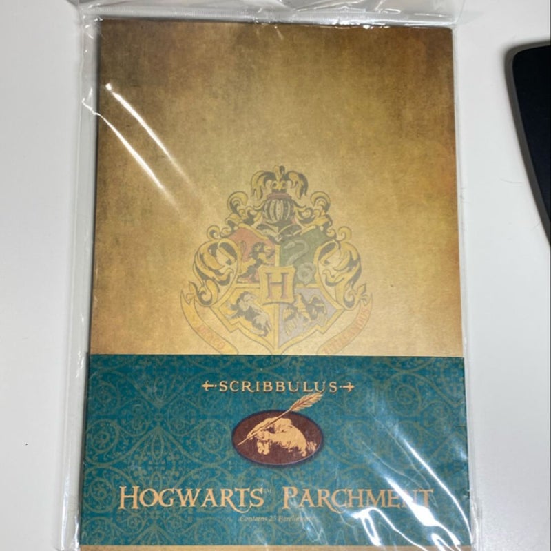 Hogwarts Parchment Paper from Universal Studios Harry Potter