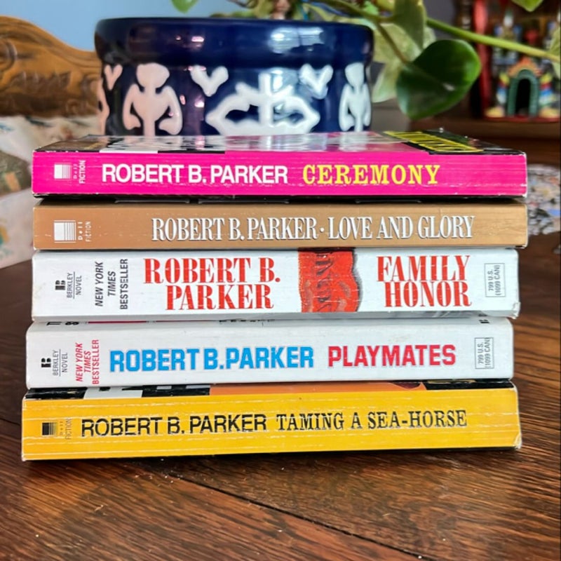 Lot of 5 Robert Parker Paperbacks