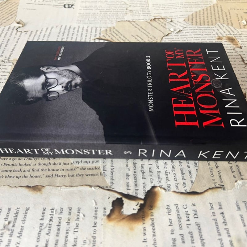 OOP indie hearts of my monster hardcover rina Kent