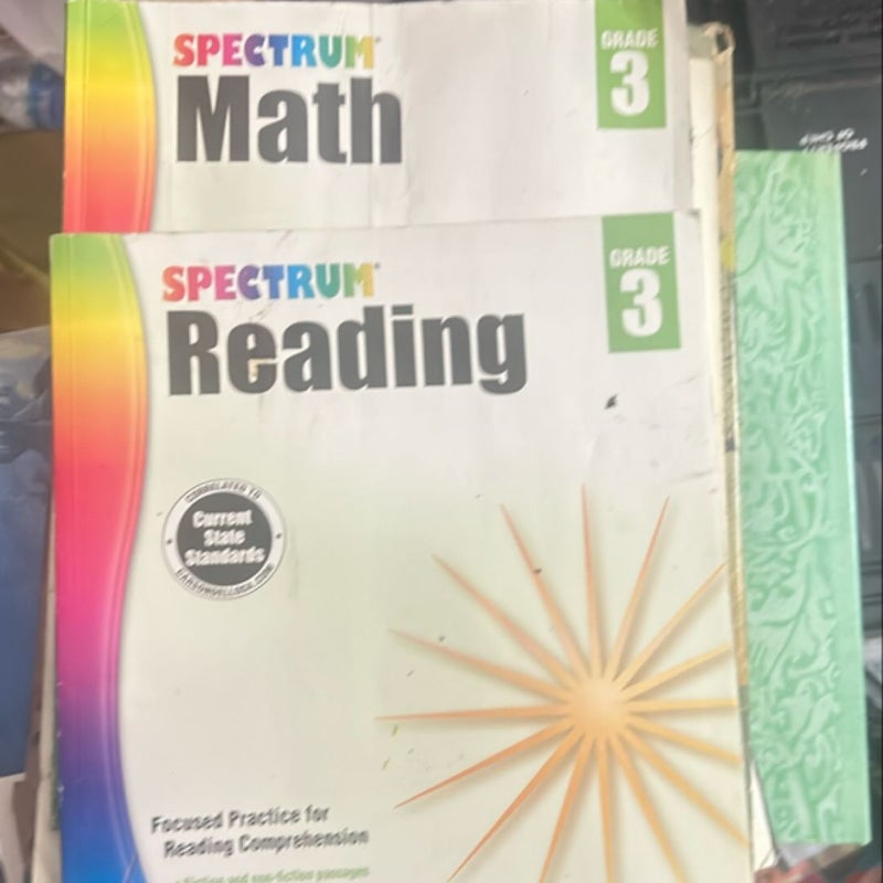 Spectrum math, and reading grade 3 homeschool curriculum