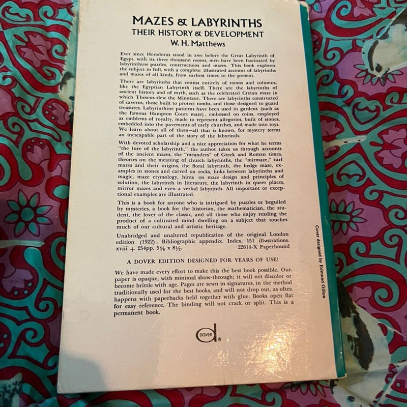 Mazes & Labyrinths (Vintage 1950)