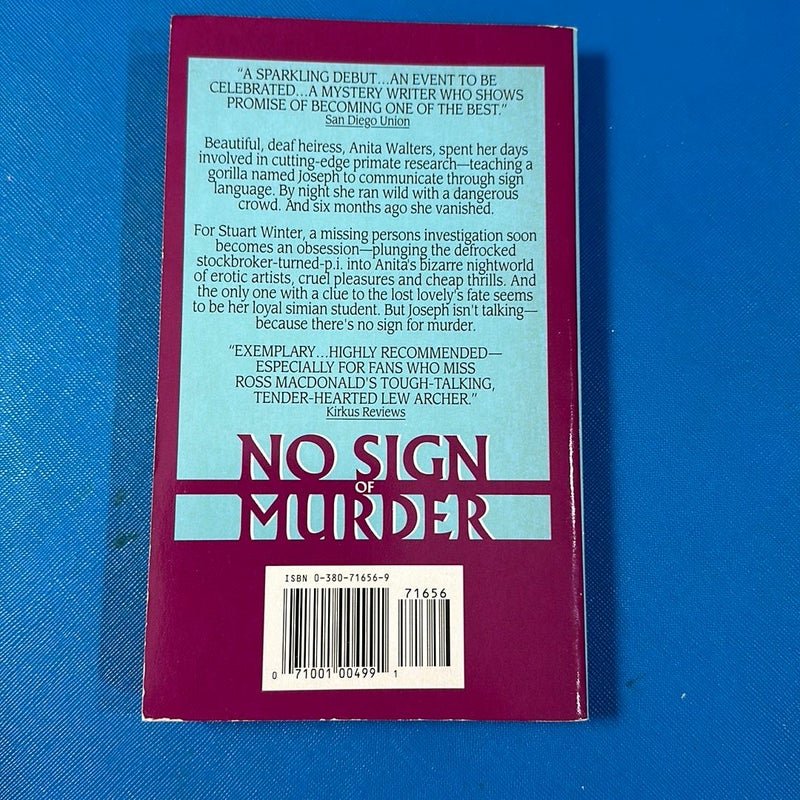 No Sign of Murder by Alan Russell