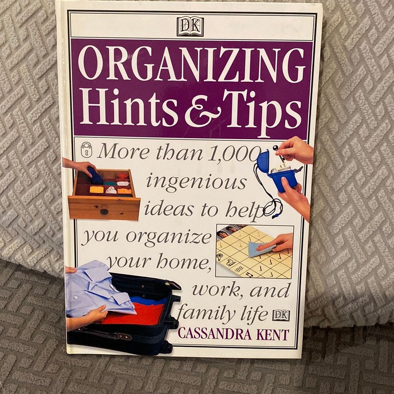 Organizing Hints and Tips