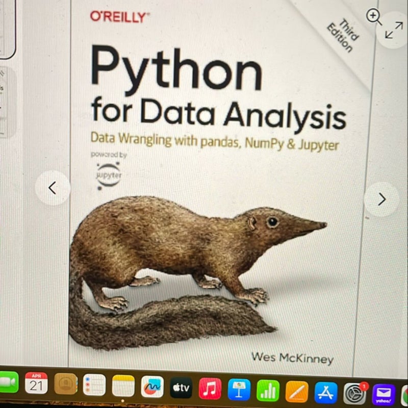 Wes Mckinney Python for data analysis 