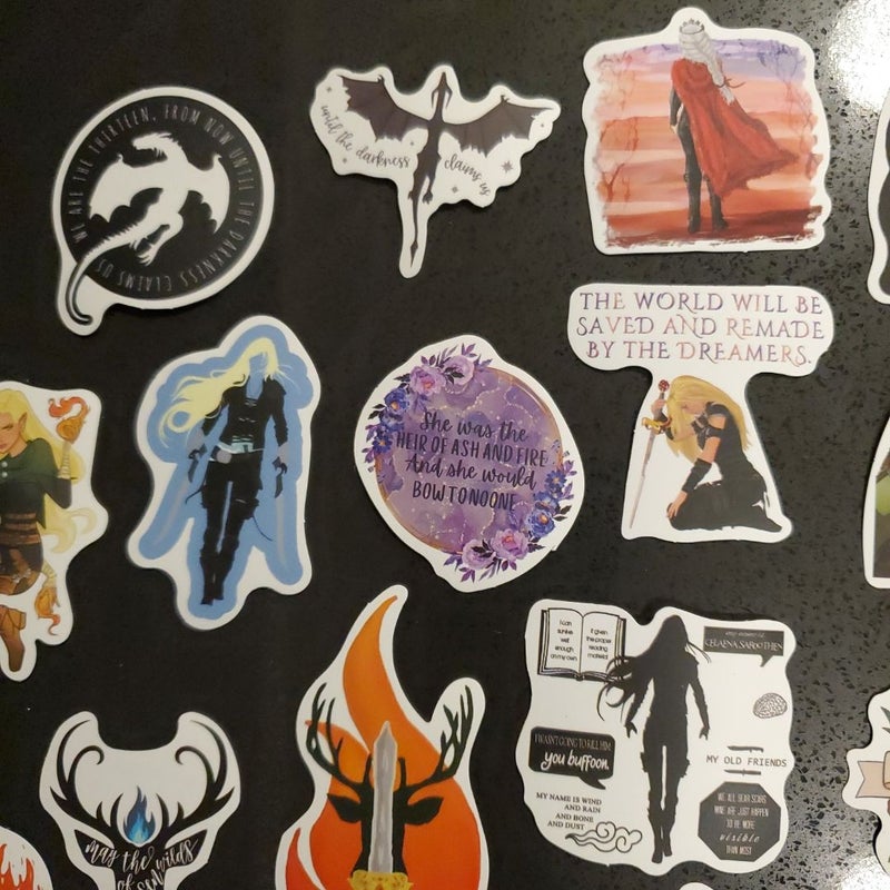 Throne of Glass Stickers