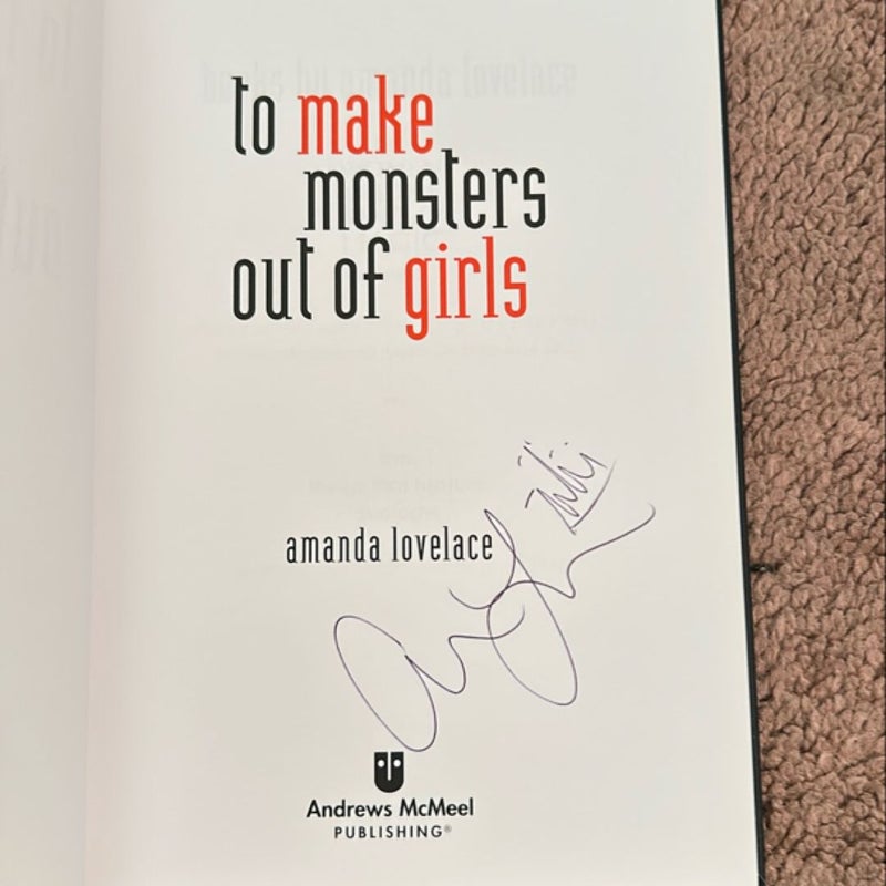 To Make Monsters Out of Girls