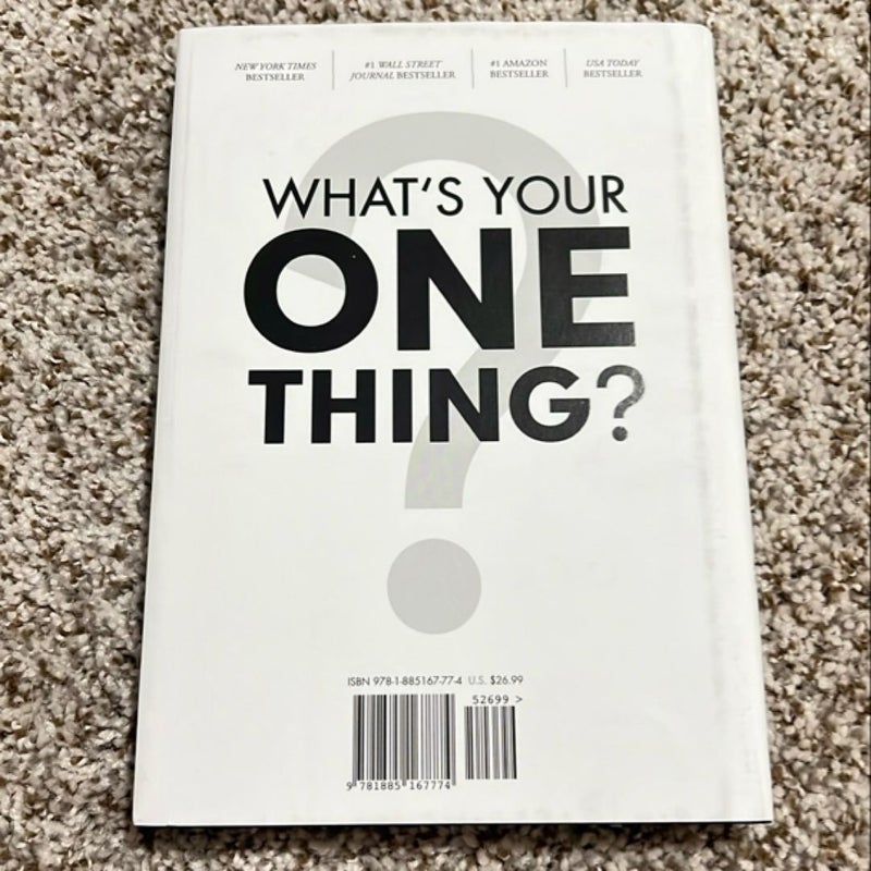 The ONE Thing