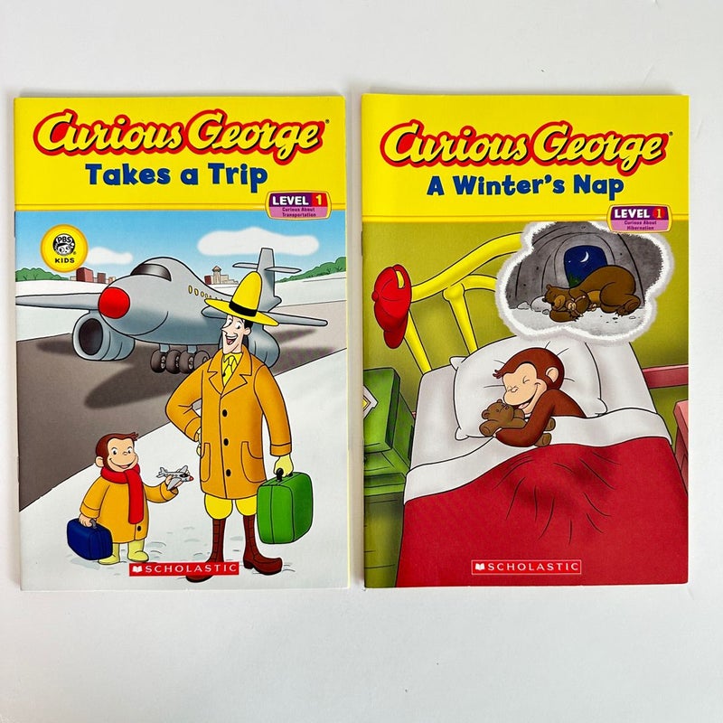 Curious George Early Level Readers, 4 books