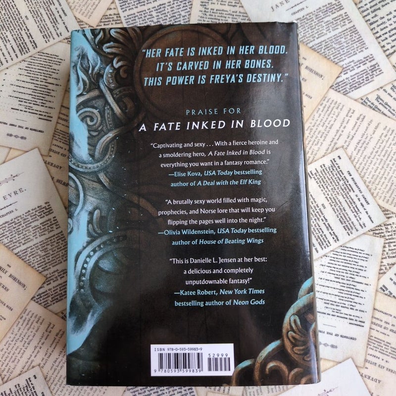 A Fate Inked in Blood (Sprayed Edges First Edition)