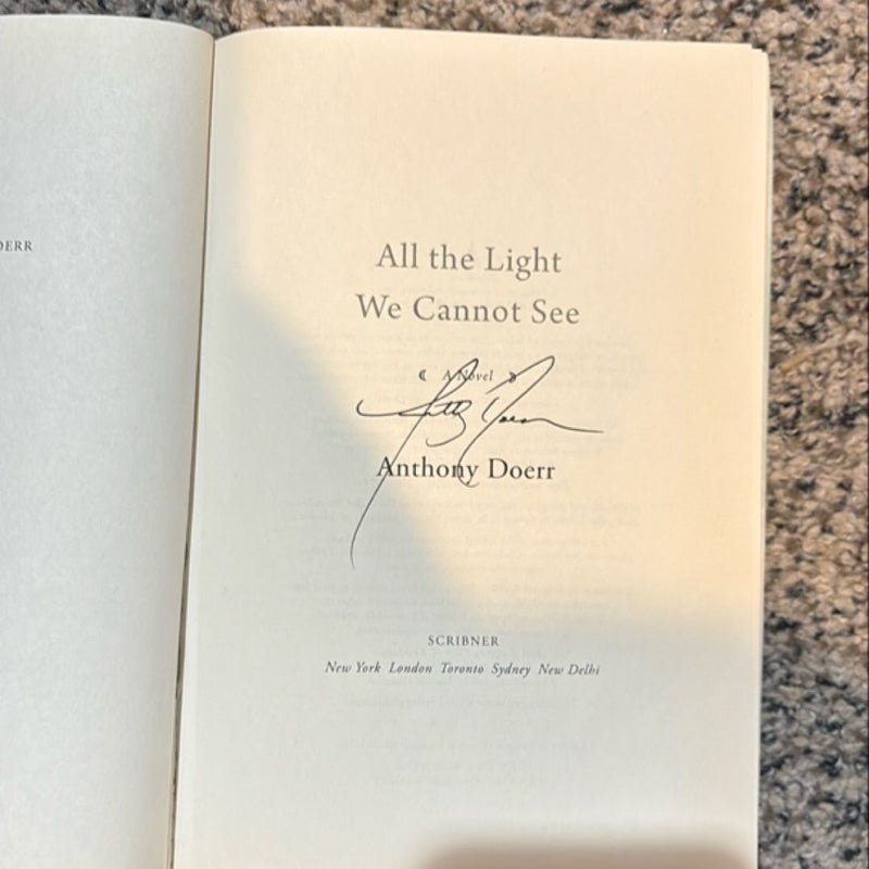 All the Light We Cannot See - Signed First Edition